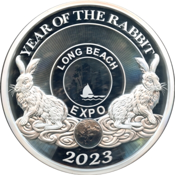 Long Beach Expo 2023 Silver 5 Kilo Panda