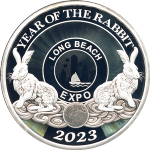 Long Beach Expo 2023 Silver 5 ounce Panda
