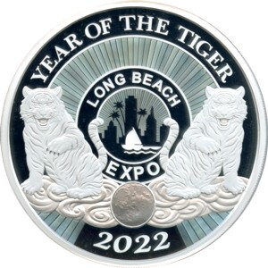 Long Beach Expo 2022 Silver 5 Ounce Panda