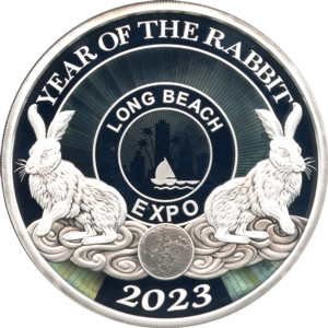 Long Beach Expo 2023 Silver 5 ounce Panda