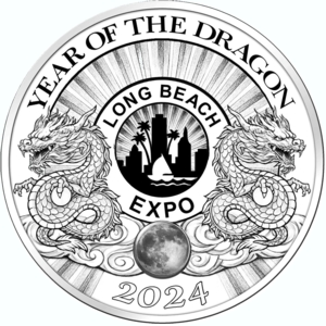 Long Beach Expo 2024 Silver 5 ounce Panda