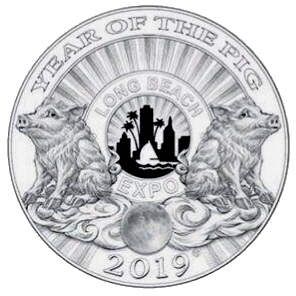 Long Beach Expo 2019 Silver 5 Ounce Panda